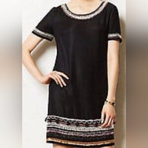 Anthropologie Maeve Catriona embellished shift dress- 0